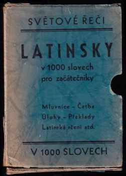 Josef Bradáč: Latinsky v 1000 slovech