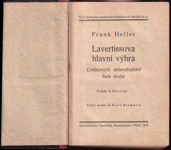 Frank Heller: Lavertissova hlavní výhra
