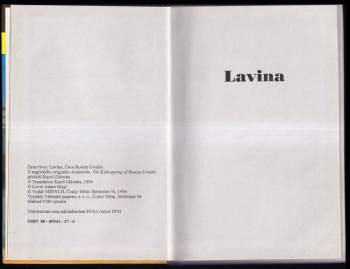 Zane Grey: Lavina ; Únos Rosety Uvaldo