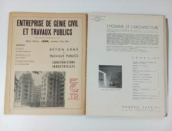 Le Corbusier: Le Corbusier - Unité D'Habitation a Marseille - N°11-12-13-14 Revue L'Homme et l'Architecture