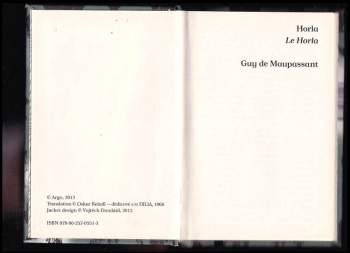 Guy de Maupassant: Le Horla