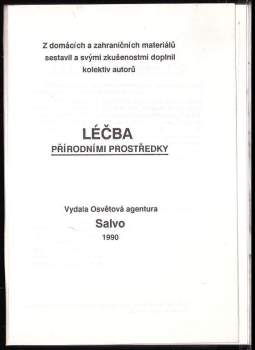 Léčba přírodními prostředky