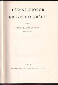 Ladislav Filip: Léčení chorob krevního oběhu