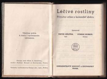 Viktor Jedlička: Léčivé rostliny