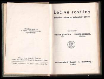 Otakar Zejbrlík: Léčivé rostliny