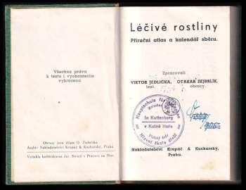 Otakar Zejbrlík: Léčivé rostliny