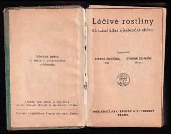 Viktor Jedlička: Léčivé rostliny