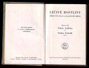 Viktor Jedlička: Léčivé rostliny