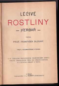 František Dlouhý: Léčivé rostliny