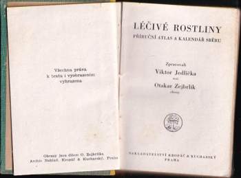 Viktor Jedlička: Léčivé rostliny