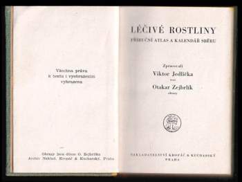 Viktor Jedlička: Léčivé rostliny