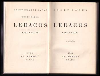 Josef Čapek: Ledacos