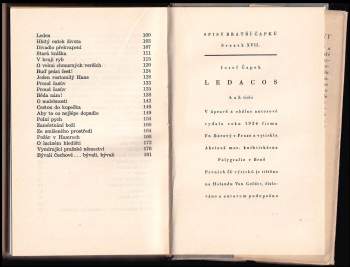 Josef Čapek: Ledacos