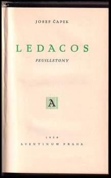 Karel Čapek: O nejbližších věcech