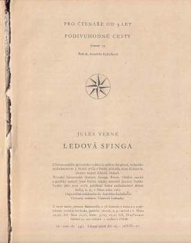 Jules Verne: Ledová sfinga