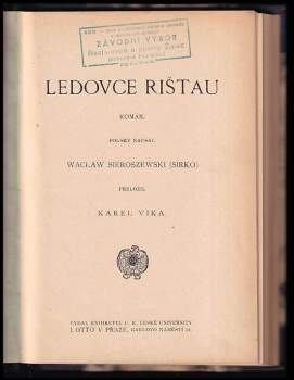 Wacław Sieroszewski: Ledovce Rištau