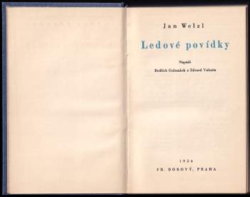 Edvard Valenta: Ledové povídky