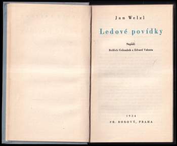 Edvard Valenta: Ledové povídky