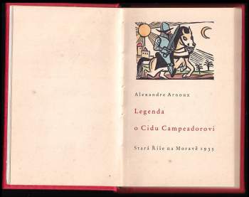 Alexandre Arnoux: Legenda o Cidu Campeadorovi
