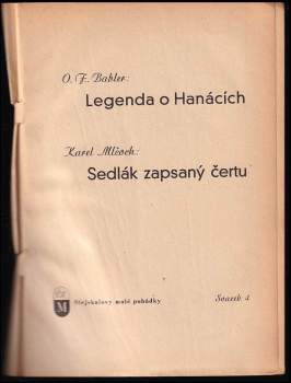 Legenda o Hanácích