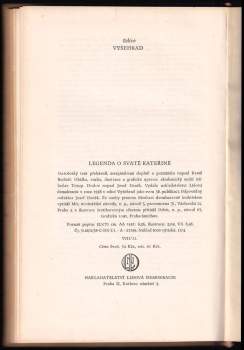Miloslav Troup: Legenda o svaté Kateřině