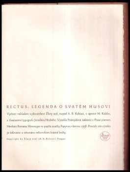 Rectus: Legenda o svatém Husovi
