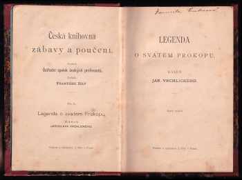 Jaroslav Vrchlický: Legenda o svatém Prokopu