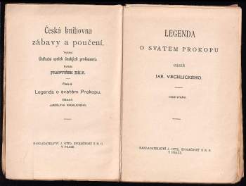 Jaroslav Vrchlický: Legenda o svatém Prokopu