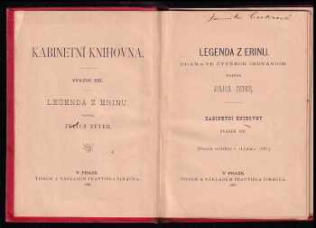 Julius Zeyer: Legenda z Erinu