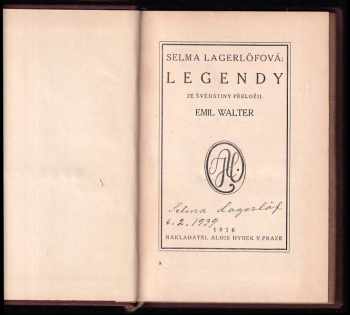 Selma Lagerlöf: Legendy