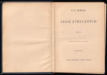 Percival Christopher Wren: Legie ztracených