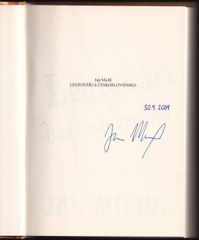 Jan Michl: Legionáři a Československo