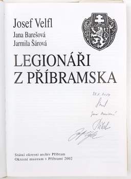 Josef Velfl: Legionáři z Příbramska
