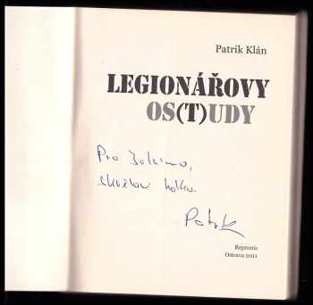 Patrik Klán: Legionářovy os(t)udy