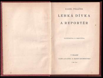 Karel Poláček: Lehká dívka a reportér