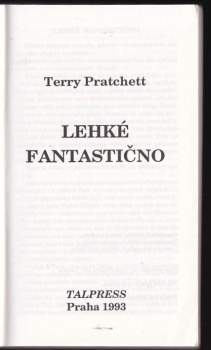 Terry Pratchett: Lehké fantastično