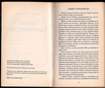 Terry Pratchett: Lehké fantastično