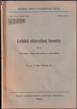 Lehké stavební hmoty