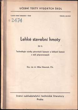 Lehké stavební hmoty