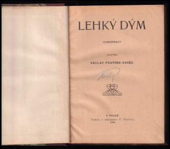 Václav Panýrek: Lehký dým