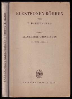 Lehrbuch der Elektronenröhren - 1.Band: Allgemeine Grundlagen