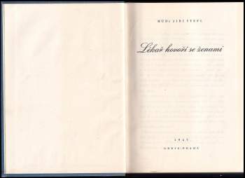 Jiří Štefl: Lékař hovoří se ženami