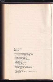 Noah Gordon: Lékařka