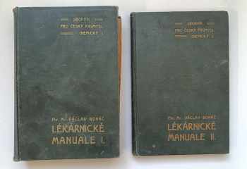 Václav Boháč: Lékárnické manuale I. + II. díl