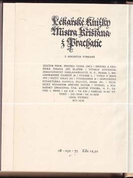 Křišťan z Prachatic: Lékařské knížky Mistra Křišťana z Prachatic z mnohých vybrané