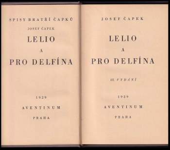 Josef Čapek: Lelio a Pro delfína