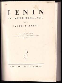 Valeriu Marcu: Lenin