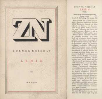 Zdeněk Nejedlý: Lenin