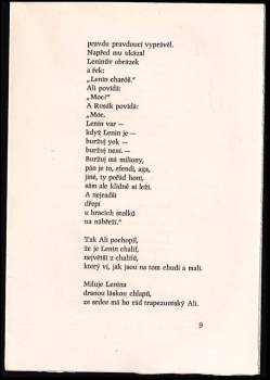 Jeghiše Čarenc: Lenin a Ali