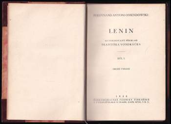 Ferdynand Antoni Ossendowski: Lenin